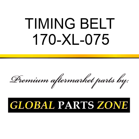 TIMING BELT 170-XL-075