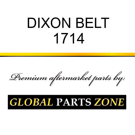 DIXON BELT 1714