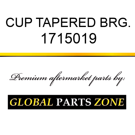 CUP TAPERED BRG. 1715019