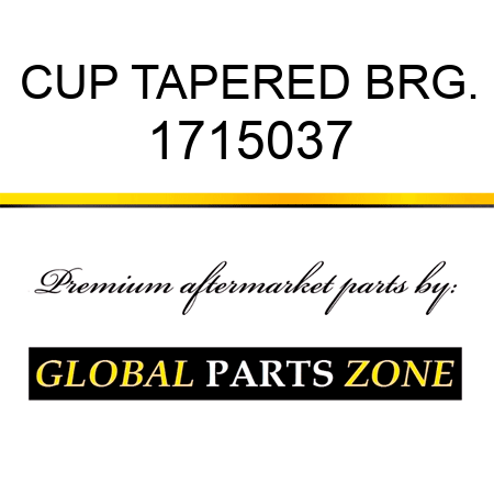 CUP TAPERED BRG. 1715037