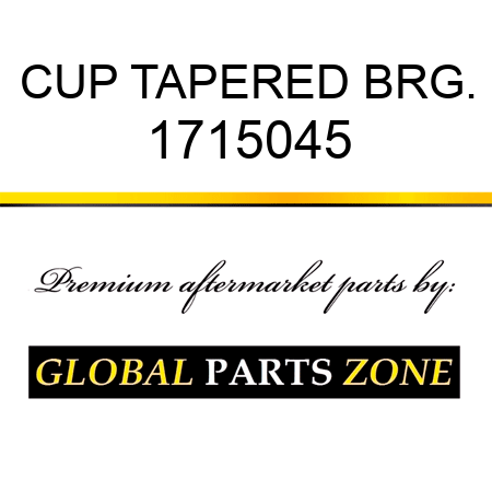 CUP TAPERED BRG. 1715045