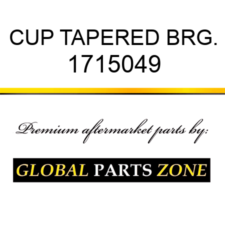 CUP TAPERED BRG. 1715049