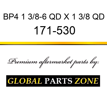 BP4 1 3/8-6 QD X 1 3/8 QD 171-530