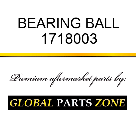 BEARING BALL 1718003