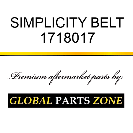 SIMPLICITY BELT 1718017