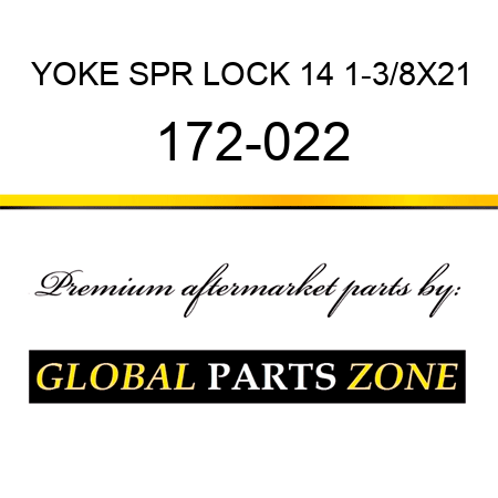 YOKE SPR LOCK 14 1-3/8X21 172-022