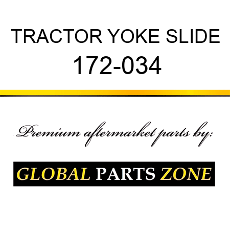 TRACTOR YOKE SLIDE 172-034