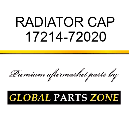 RADIATOR CAP 17214-72020