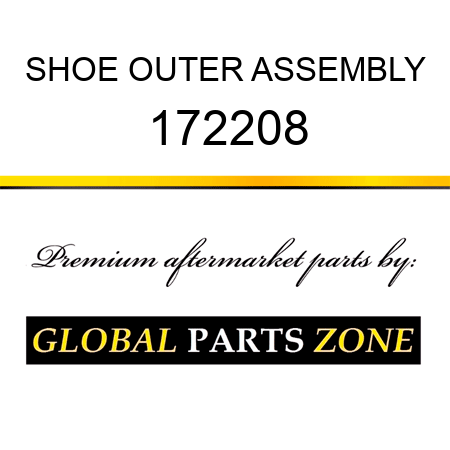 SHOE OUTER ASSEMBLY 172208