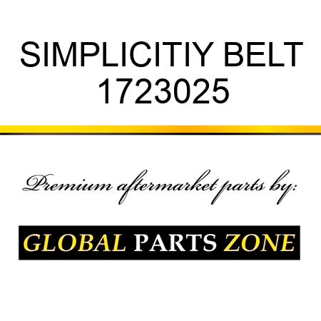 SIMPLICITIY BELT 1723025