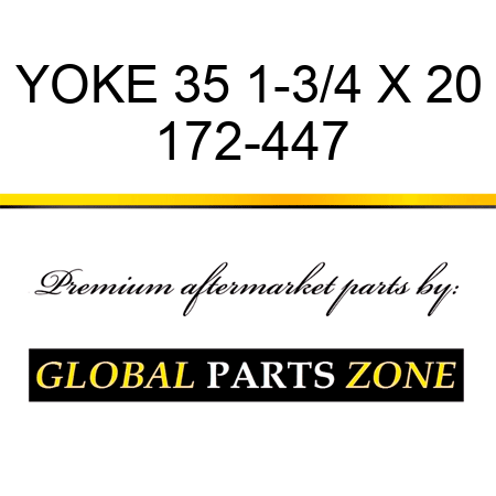 YOKE 35 1-3/4 X 20 172-447