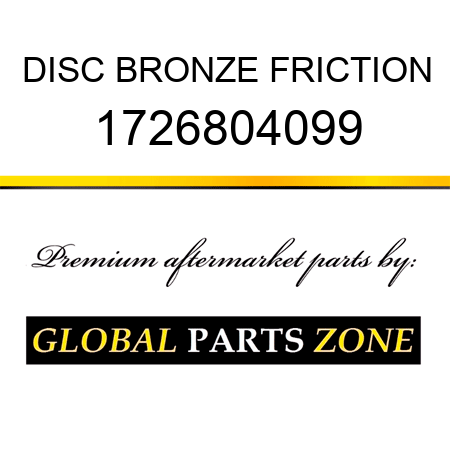 DISC BRONZE FRICTION 1726804099