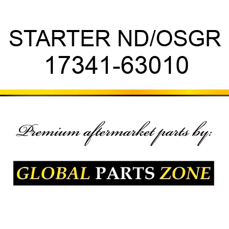 STARTER ND/OSGR 17341-63010