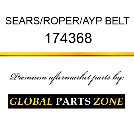 SEARS/ROPER/AYP BELT 174368