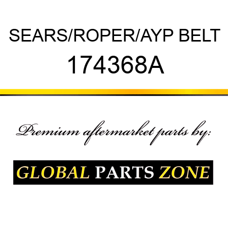 SEARS/ROPER/AYP BELT 174368A