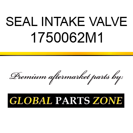 SEAL INTAKE VALVE 1750062M1