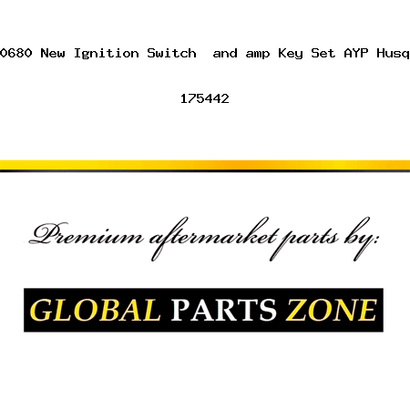 GY20074 & GY20680 New Ignition Switch & Key Set AYP Husqvarna JD Cub Cadet + 175442