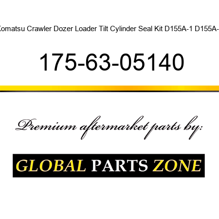 Komatsu Crawler Dozer Loader Tilt Cylinder Seal Kit D155A-1 D155A-2 175-63-05140