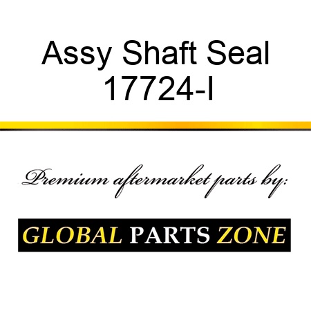 Assy Shaft Seal 17724-I