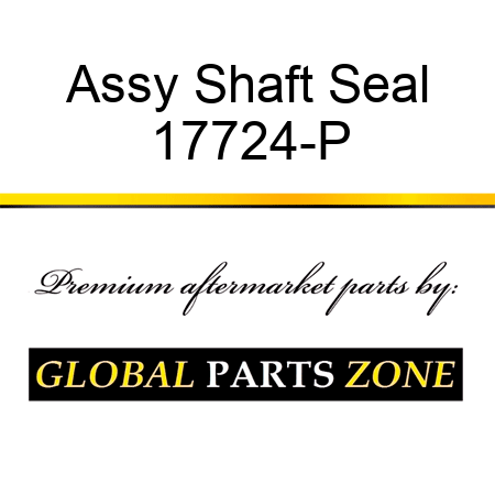 Assy Shaft Seal 17724-P