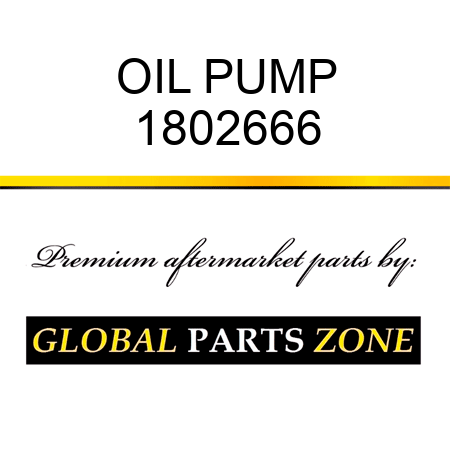 OIL PUMP 1802666