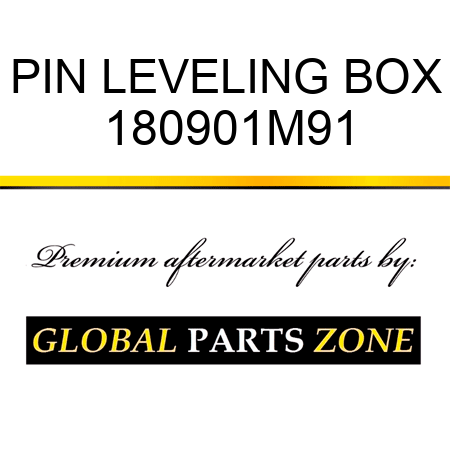 PIN LEVELING BOX 180901M91