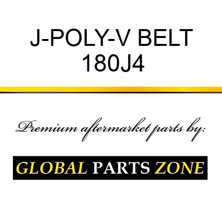 J-POLY-V BELT 180J4