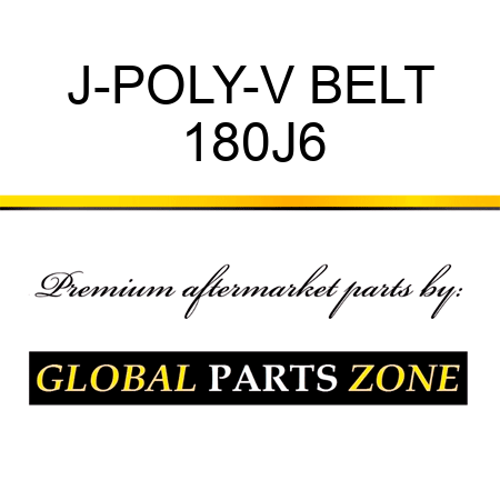J-POLY-V BELT 180J6