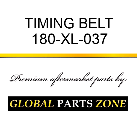 TIMING BELT 180-XL-037