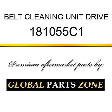 BELT CLEANING UNIT DRIVE 181055C1