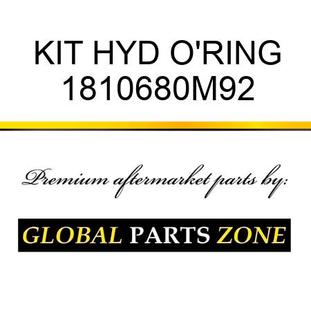 KIT HYD O'RING 1810680M92