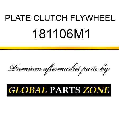 PLATE CLUTCH FLYWHEEL 181106M1