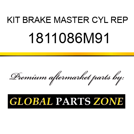KIT BRAKE MASTER CYL REP 1811086M91