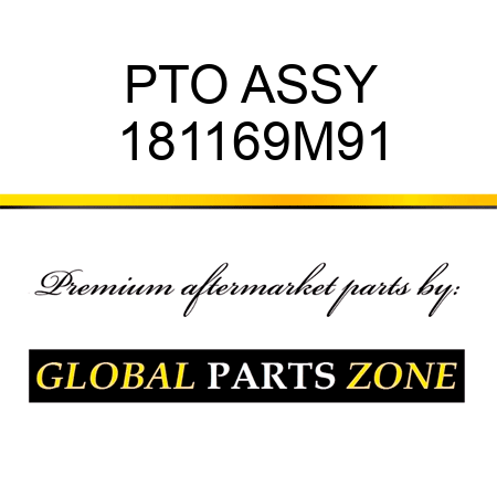 PTO ASSY 181169M91