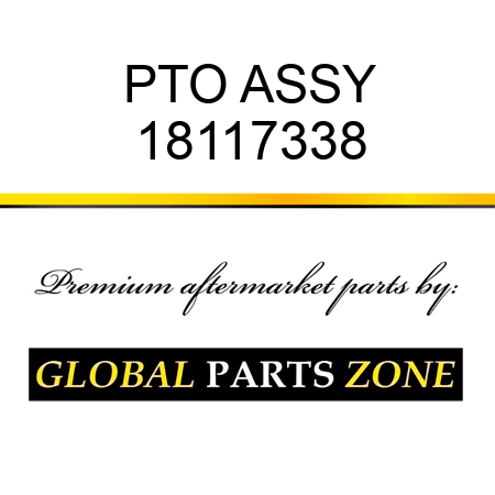 PTO ASSY 18117338