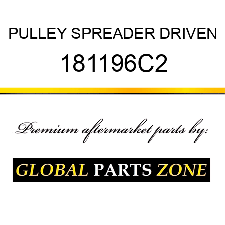PULLEY SPREADER DRIVEN 181196C2
