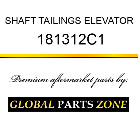 SHAFT TAILINGS ELEVATOR 181312C1