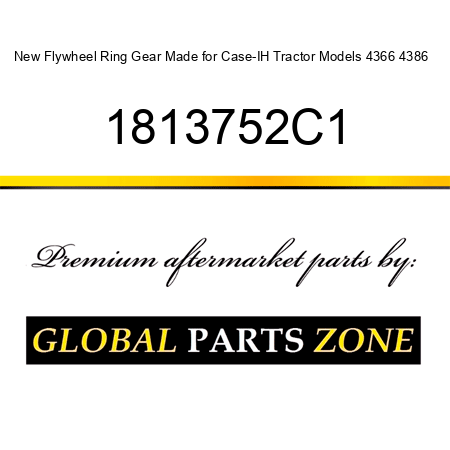 New Flywheel Ring Gear Made for Case-IH Tractor Models 4366 4386 + 1813752C1