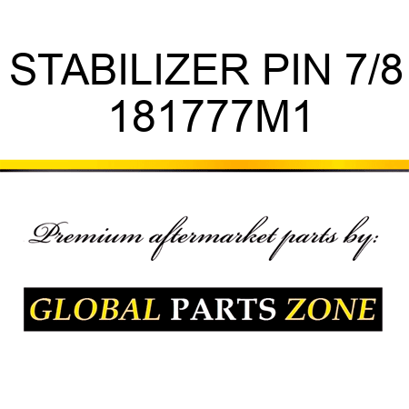 STABILIZER PIN 7/8 181777M1