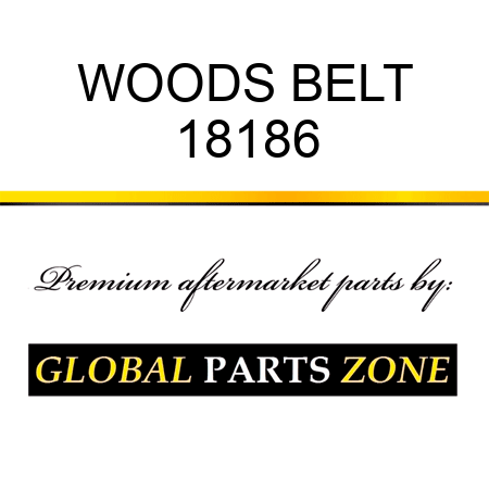 WOODS BELT 18186