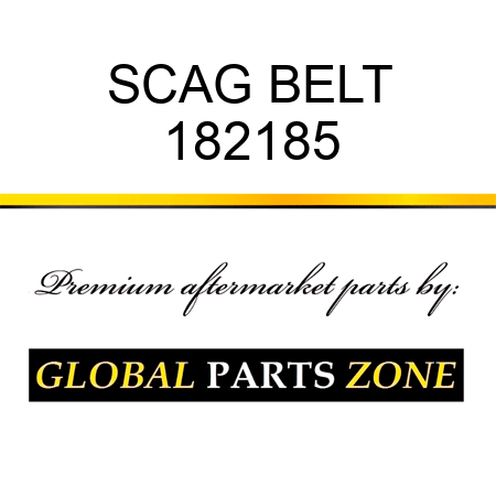 SCAG BELT 182185