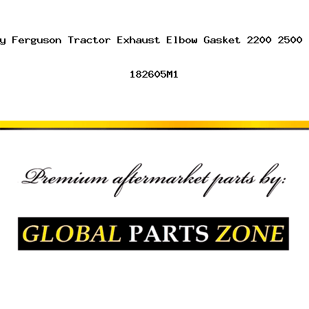 New Massey Ferguson Tractor Exhaust Elbow Gasket 2200 2500 50 65 F40 182605M1