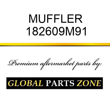 MUFFLER 182609M91