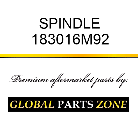 SPINDLE 183016M92