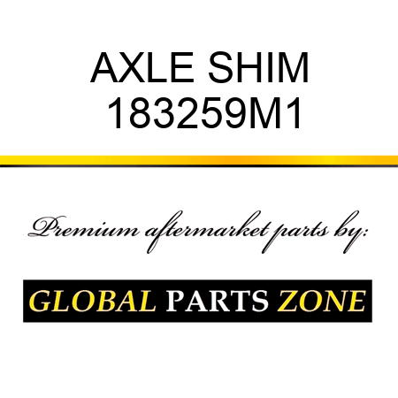 AXLE SHIM 183259M1