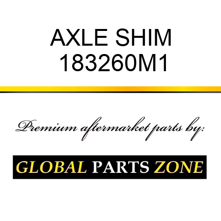 AXLE SHIM 183260M1