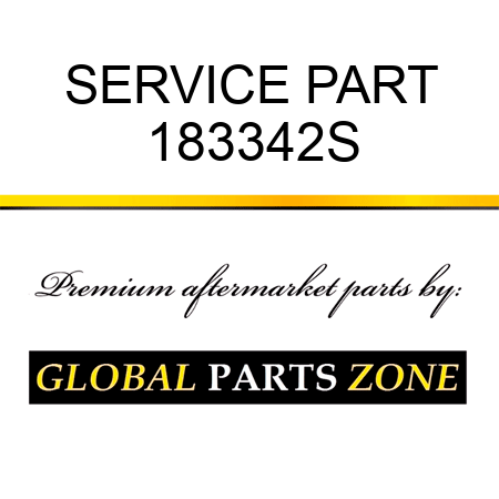 SERVICE PART 183342S