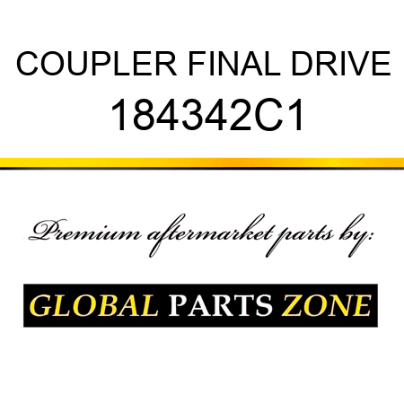 COUPLER FINAL DRIVE 184342C1