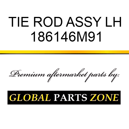 TIE ROD ASSY LH 186146M91