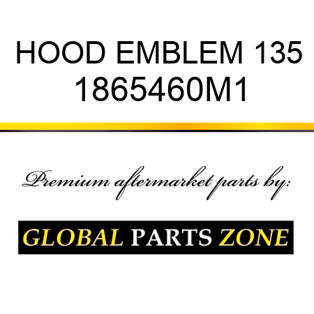 HOOD EMBLEM 135 1865460M1